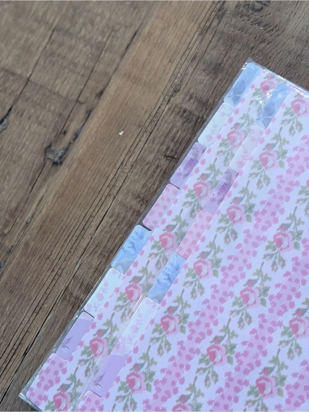 IN HAND 2 Pks LoveShackFancy Binder Dividers and Tabs. Coquette | Floral | Cute